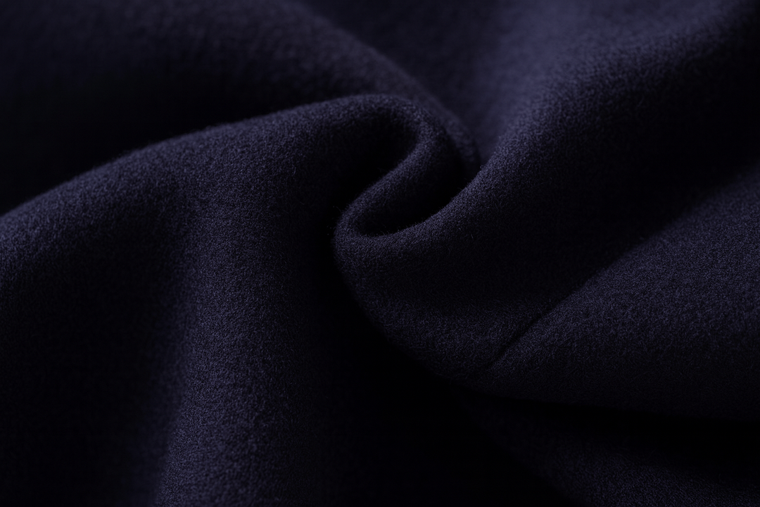Clément | Manteau Homme Col Contrasté Boutonné Laine