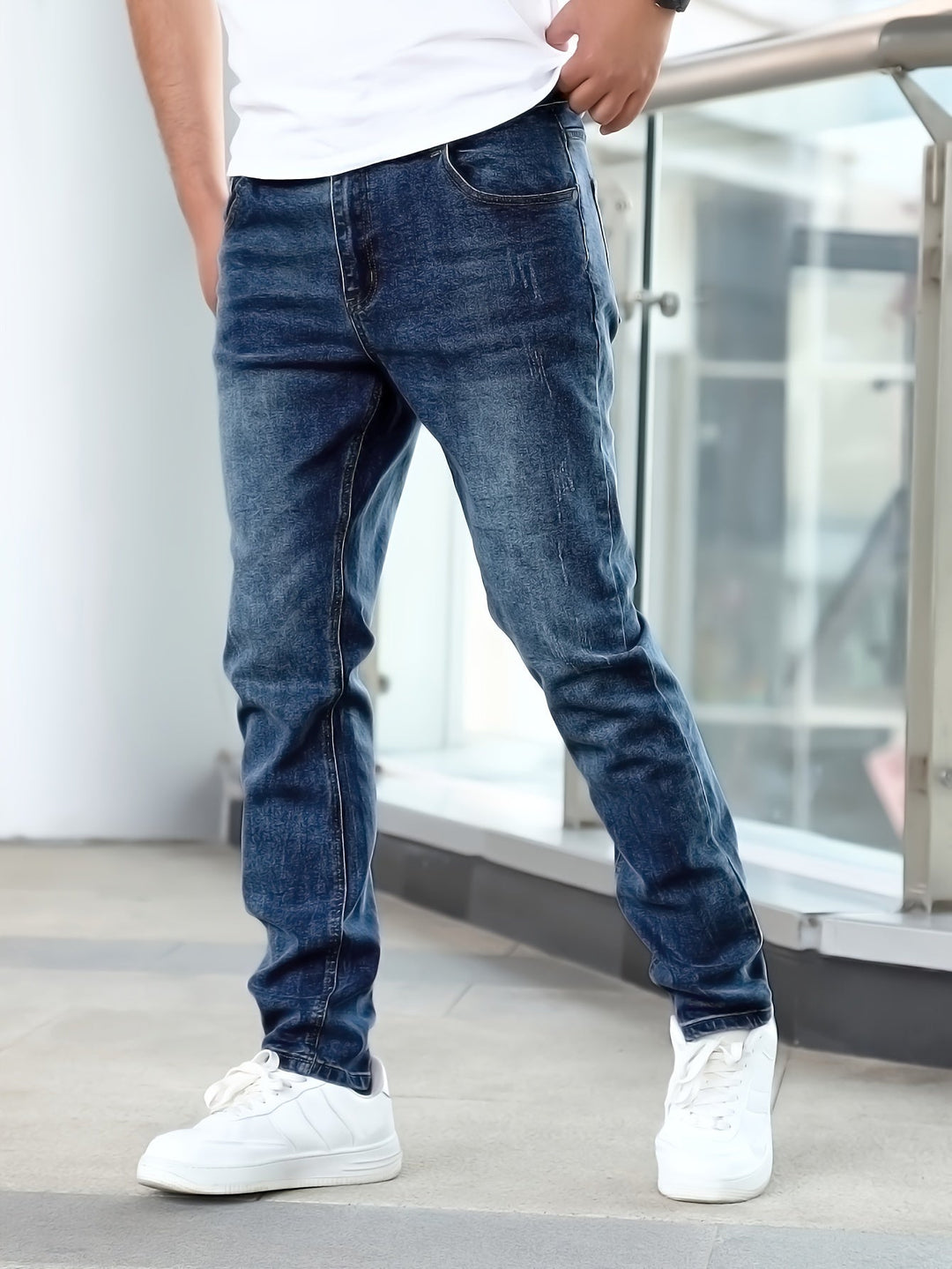Nathan | Jean Homme Coupe Droite Denim