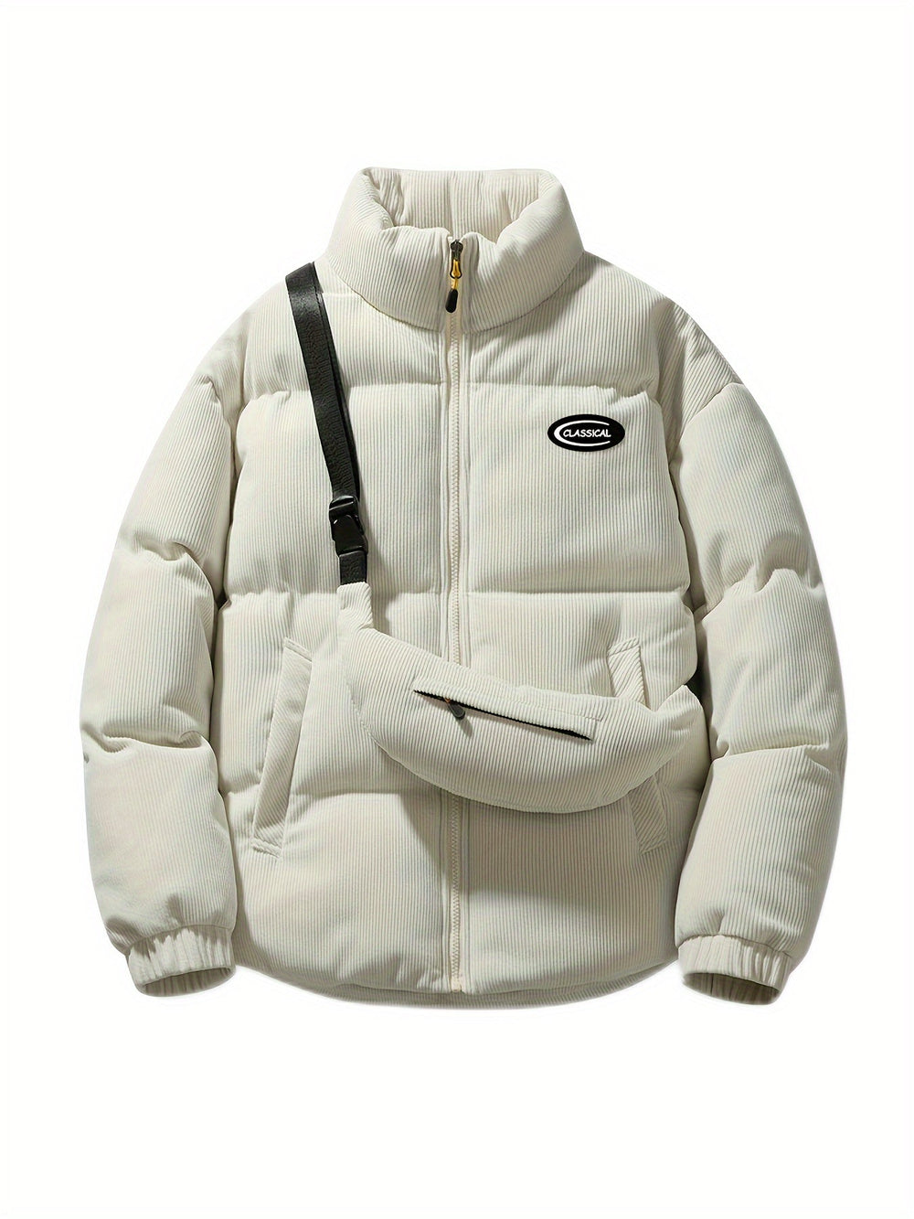 Ethan | Doudoune Oversize Col Montant Fermeture Zip