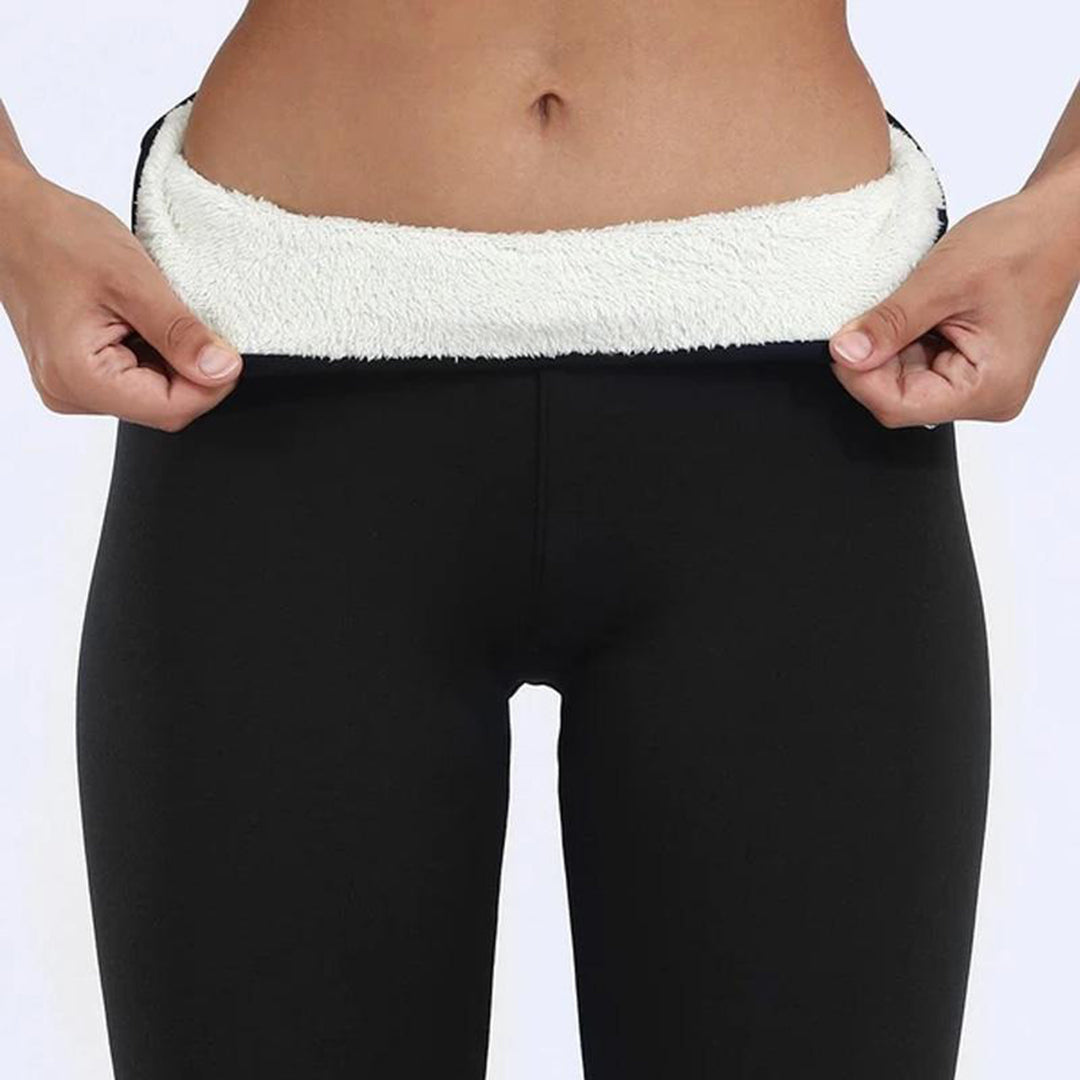 Alice | Legging Femme Hiver Doublé Polaire