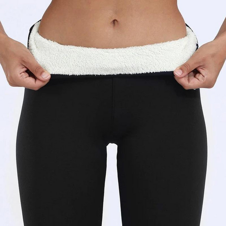 Alice | Legging Femme Hiver Doublé Polaire