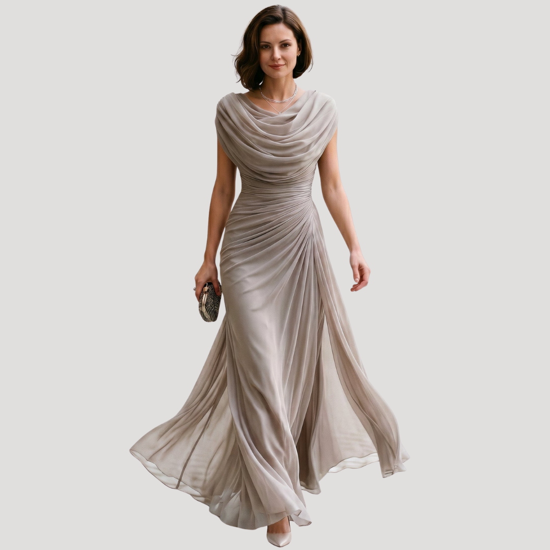 Anaïs | Robe Longue Fendue en Mousseline