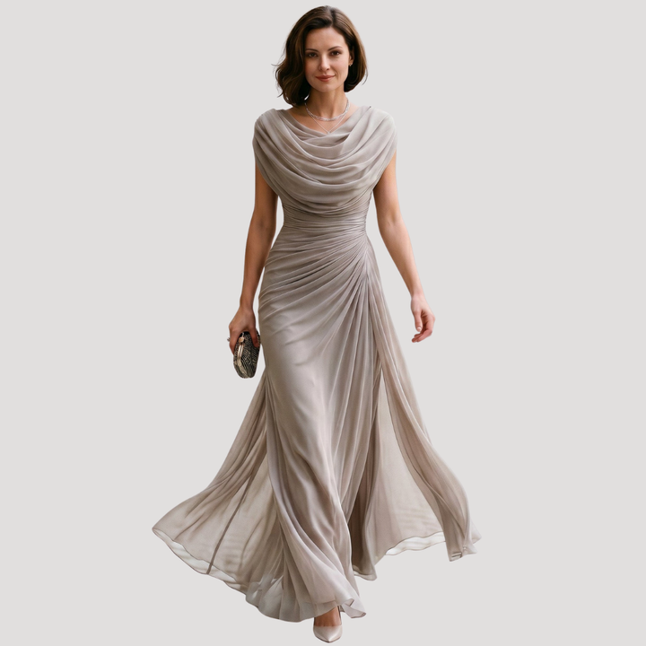 Anaïs | Robe Longue Fendue en Mousseline