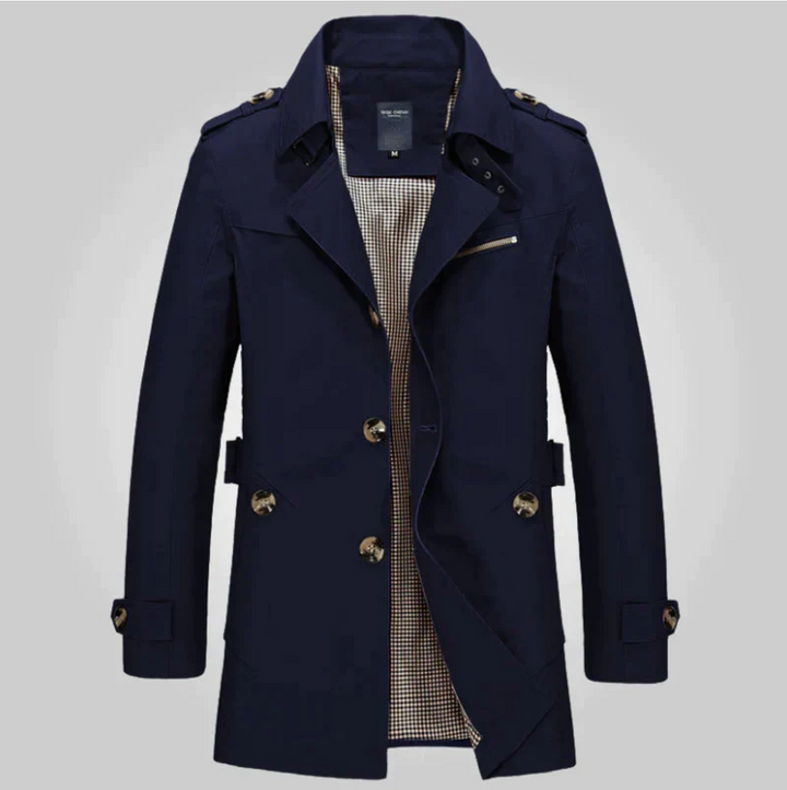 Benjamin | Trench Homme Col Boutons Épaulettes