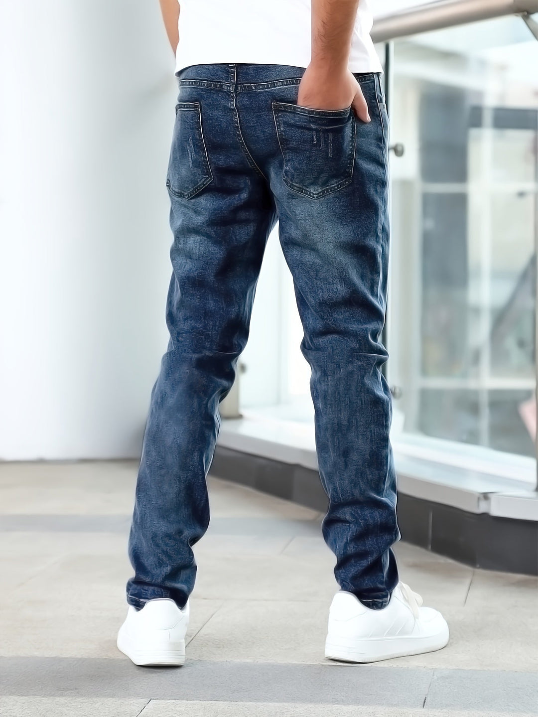 Nathan | Jean Homme Coupe Droite Denim