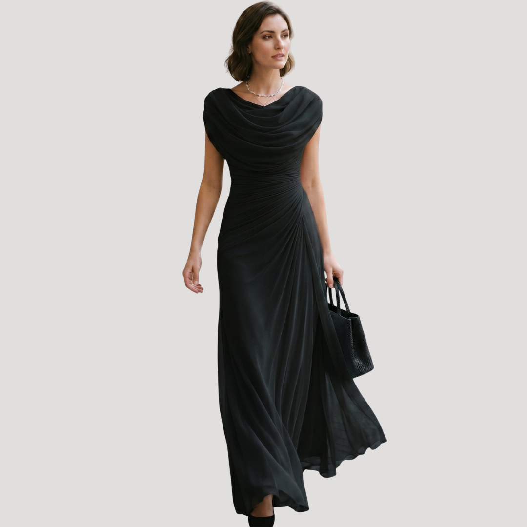 Anaïs | Robe Longue Fendue en Mousseline