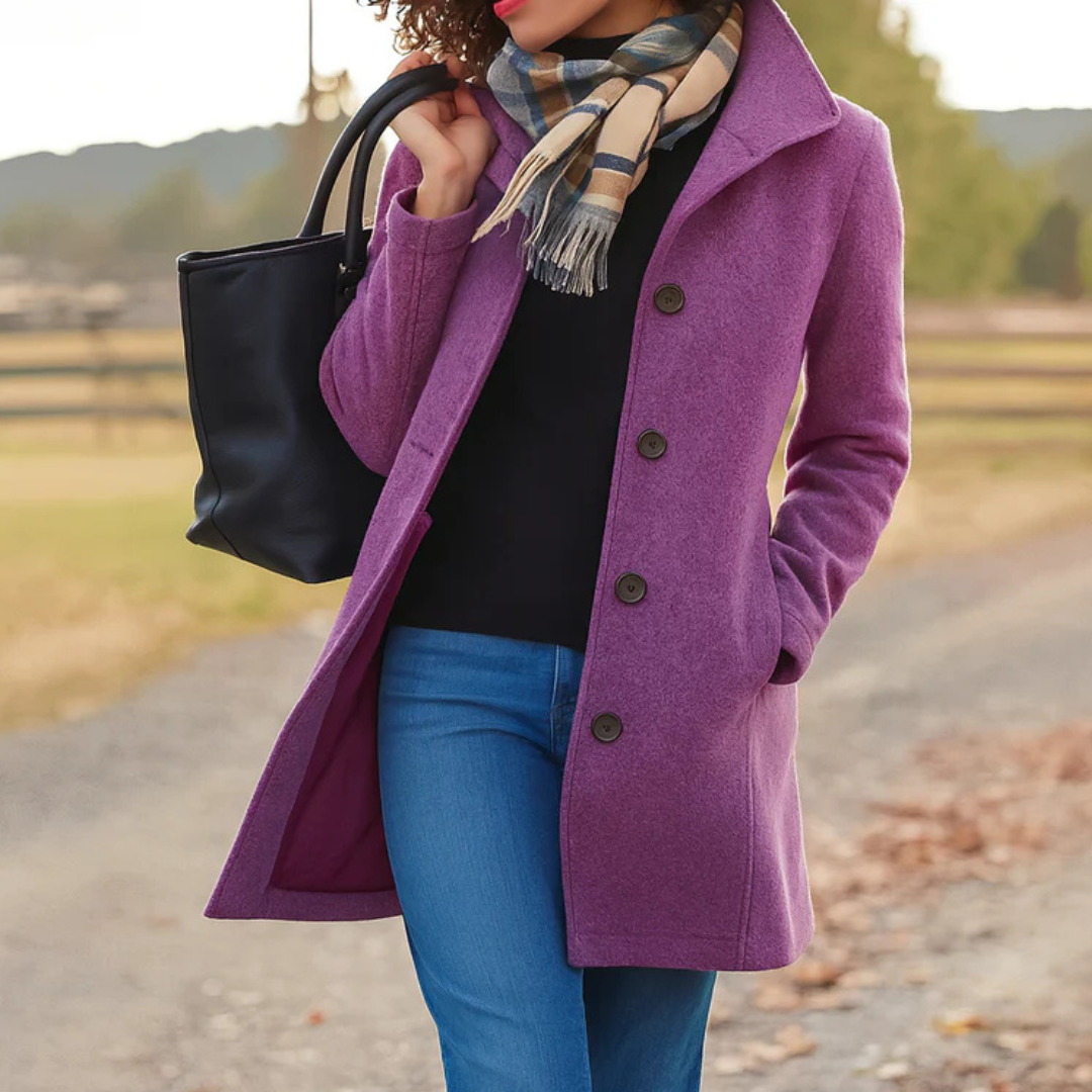 Lola | Manteau Long Femme Hiver Wool Blend