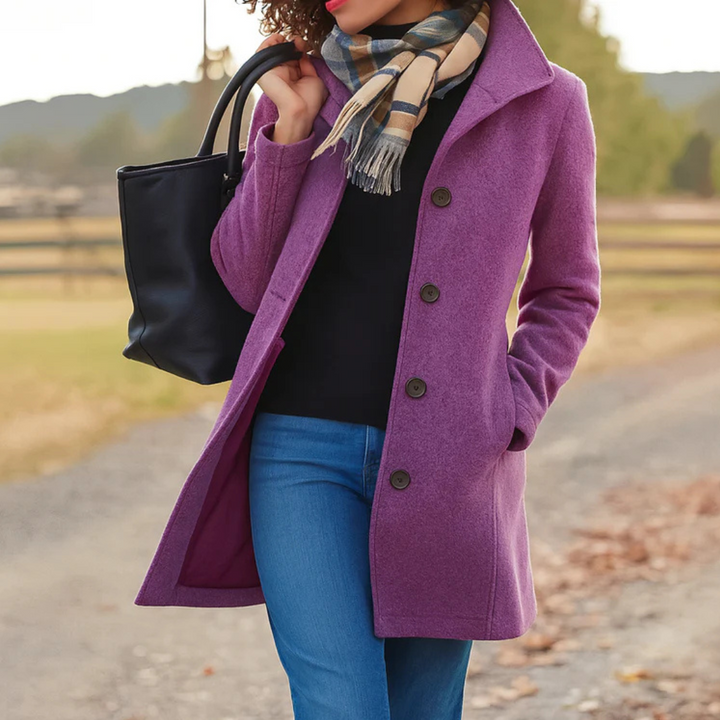 Lola | Manteau Long Femme Hiver Wool Blend