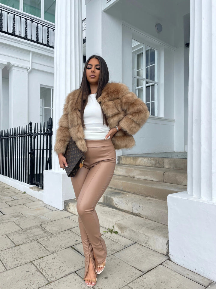 Clara | Veste en Fausse Fourrure Courte Femme