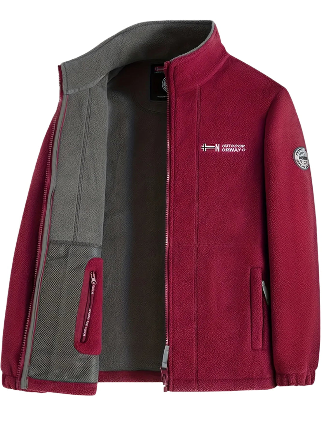 Victor | Veste Polaire Homme Col Montant Zip