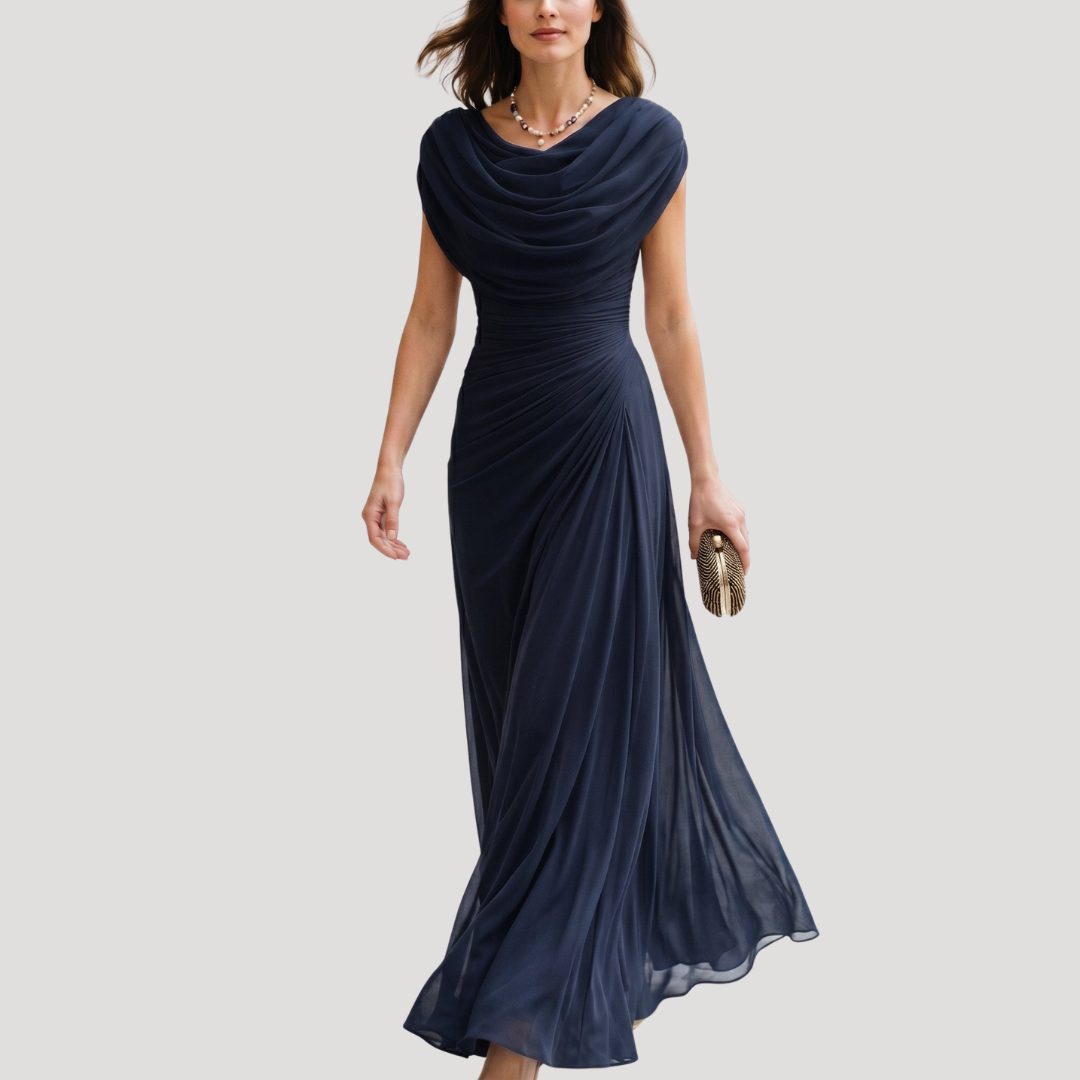 Anaïs | Robe Longue Fendue en Mousseline