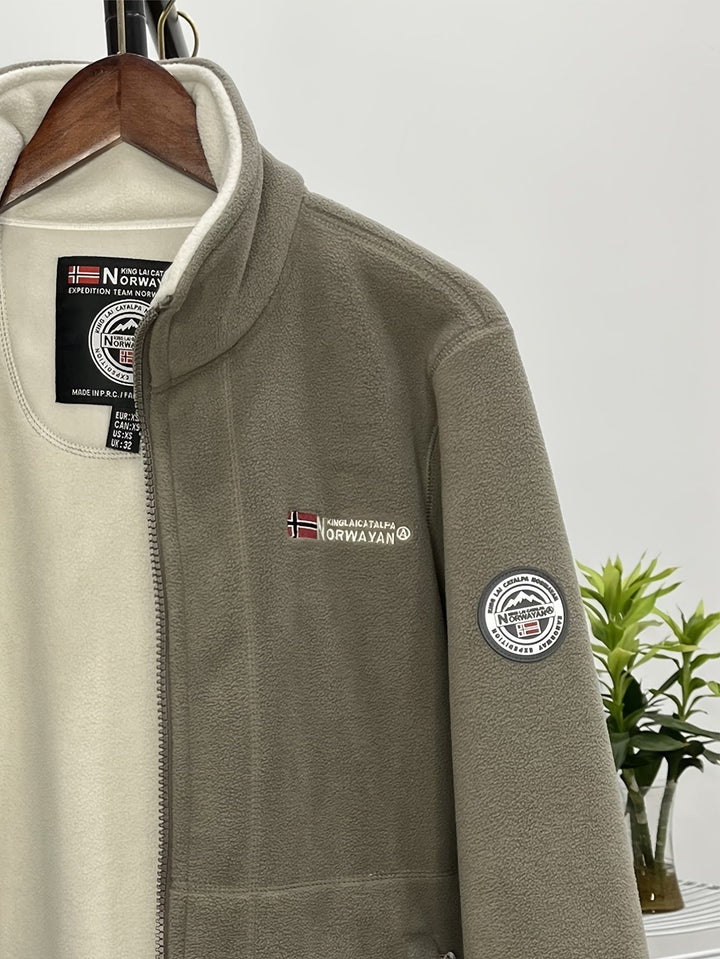 Victor | Veste Polaire Homme Col Montant Zip