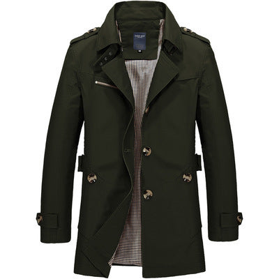 Benjamin | Trench Homme Col Boutons Épaulettes