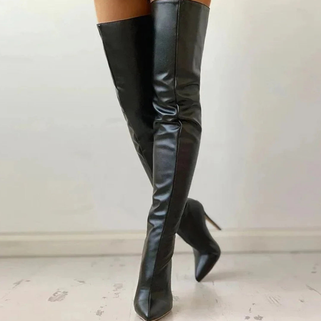 Laure | Bottes Cuissardes Talon Aiguille