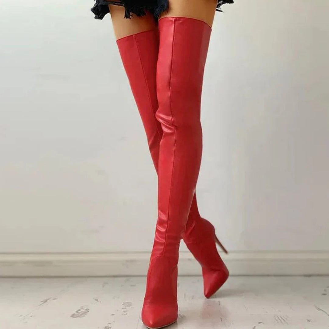 Laure | Bottes Cuissardes Talon Aiguille