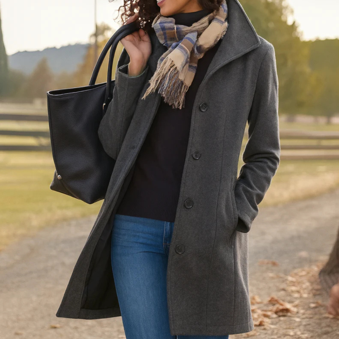 Lola | Manteau Long Femme Hiver Wool Blend