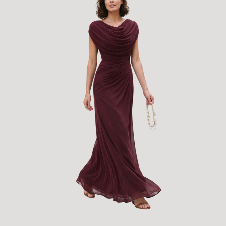 Anaïs | Robe Longue Fendue en Mousseline