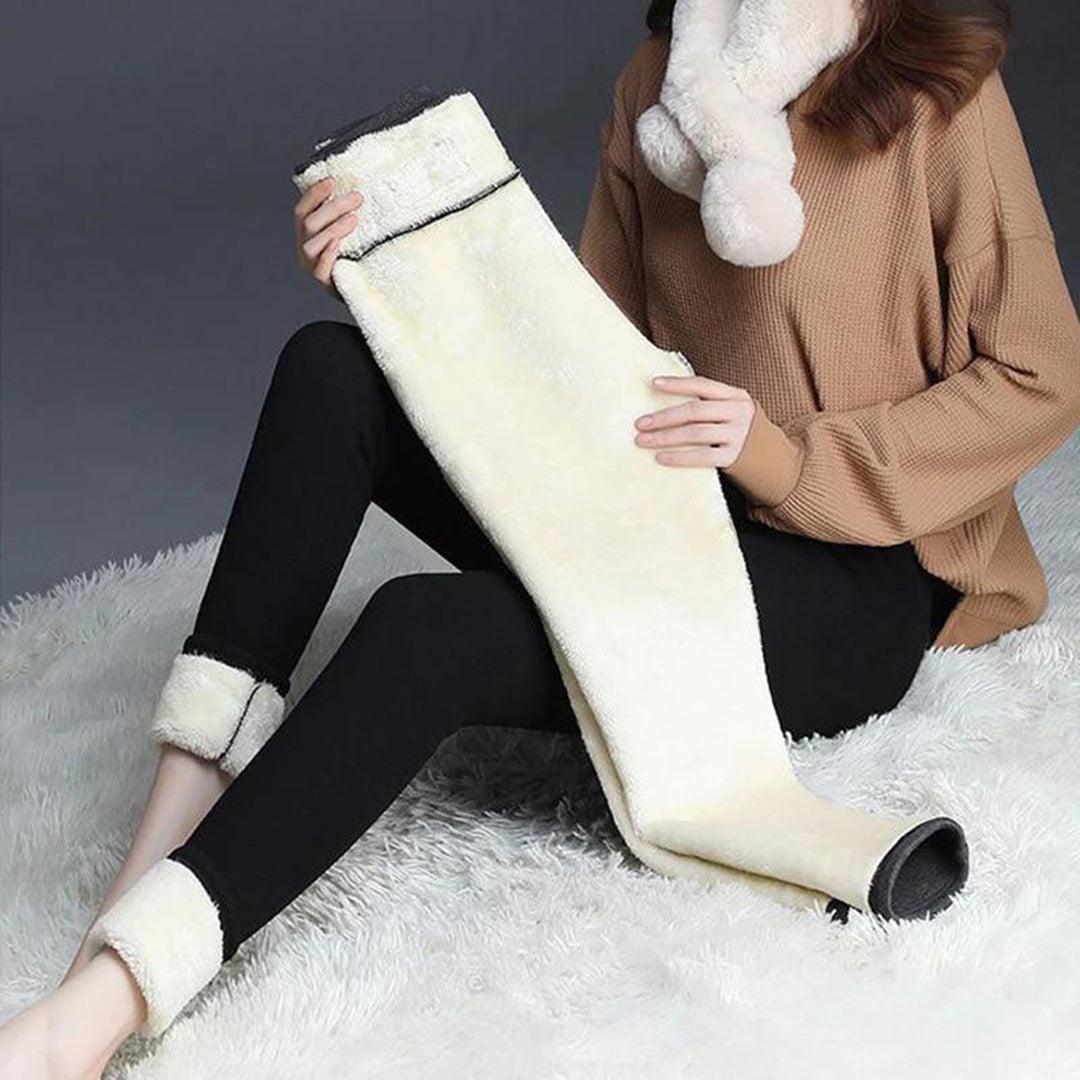Alice | Legging Femme Hiver Doublé Polaire