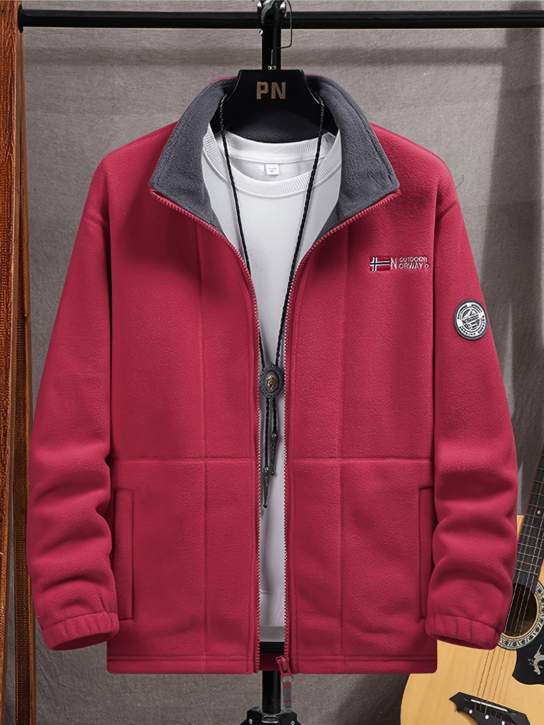 Victor | Veste Polaire Homme Col Montant Zip