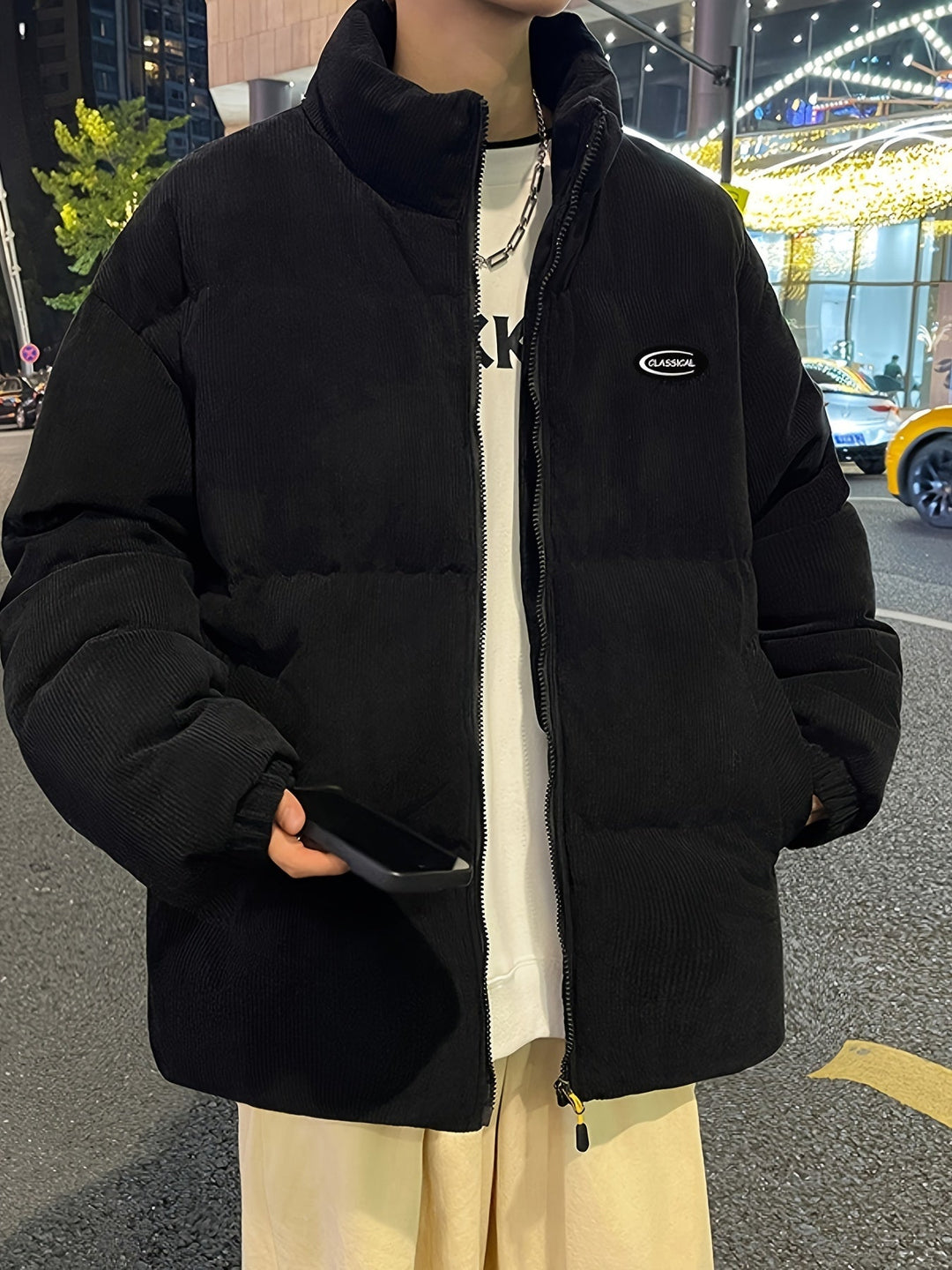 Ethan | Doudoune Oversize Col Montant Fermeture Zip