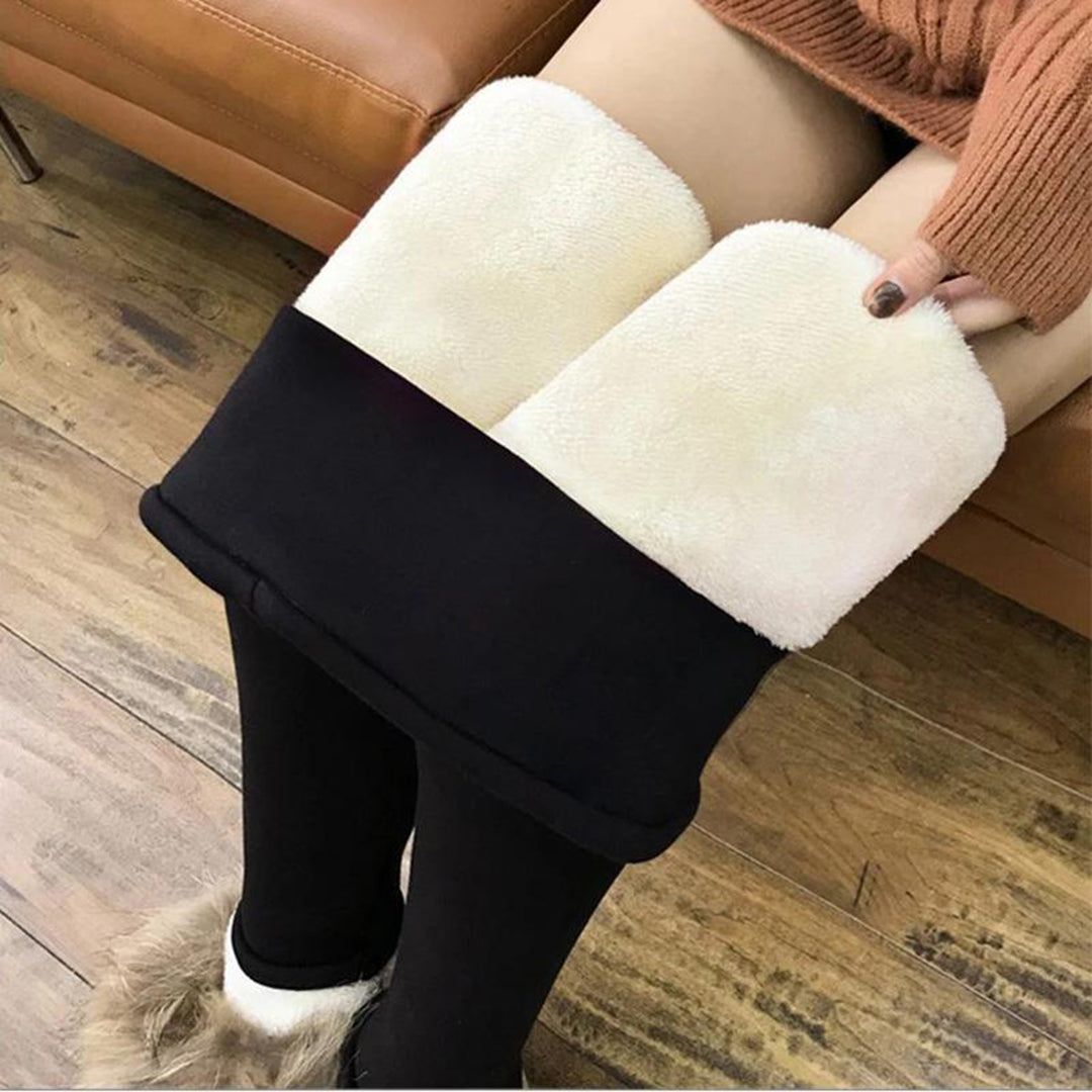 Alice | Legging Femme Hiver Doublé Polaire
