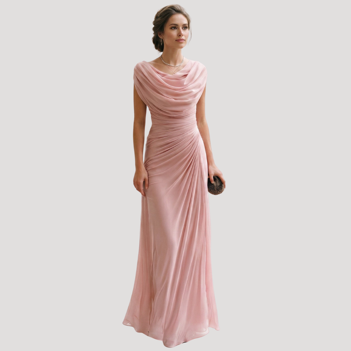 Anaïs | Robe Longue Fendue en Mousseline