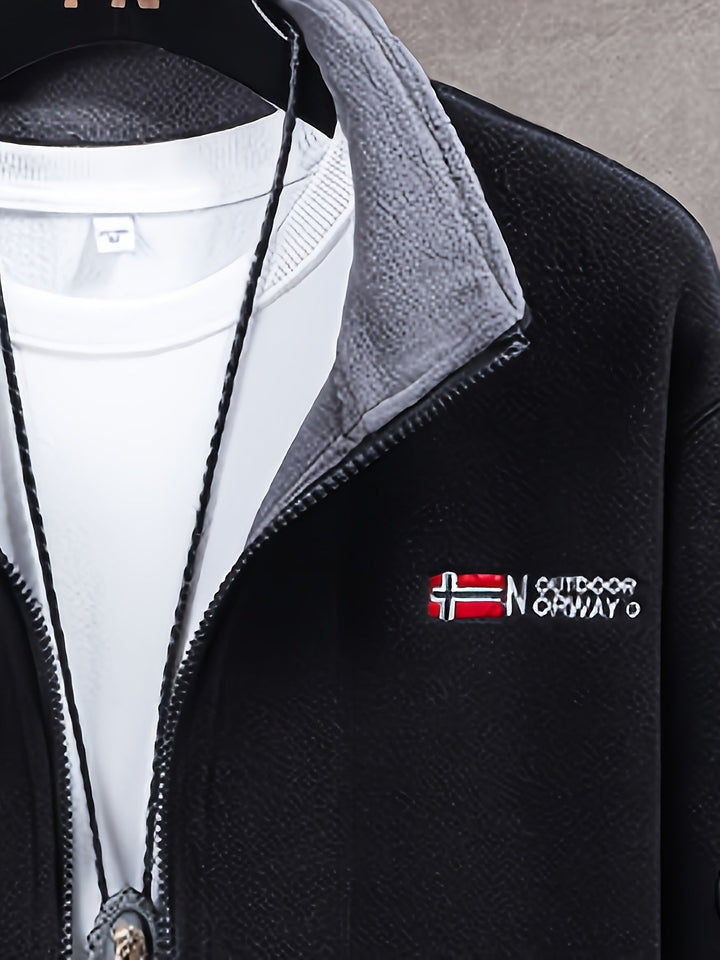 Victor | Veste Polaire Homme Col Montant Zip