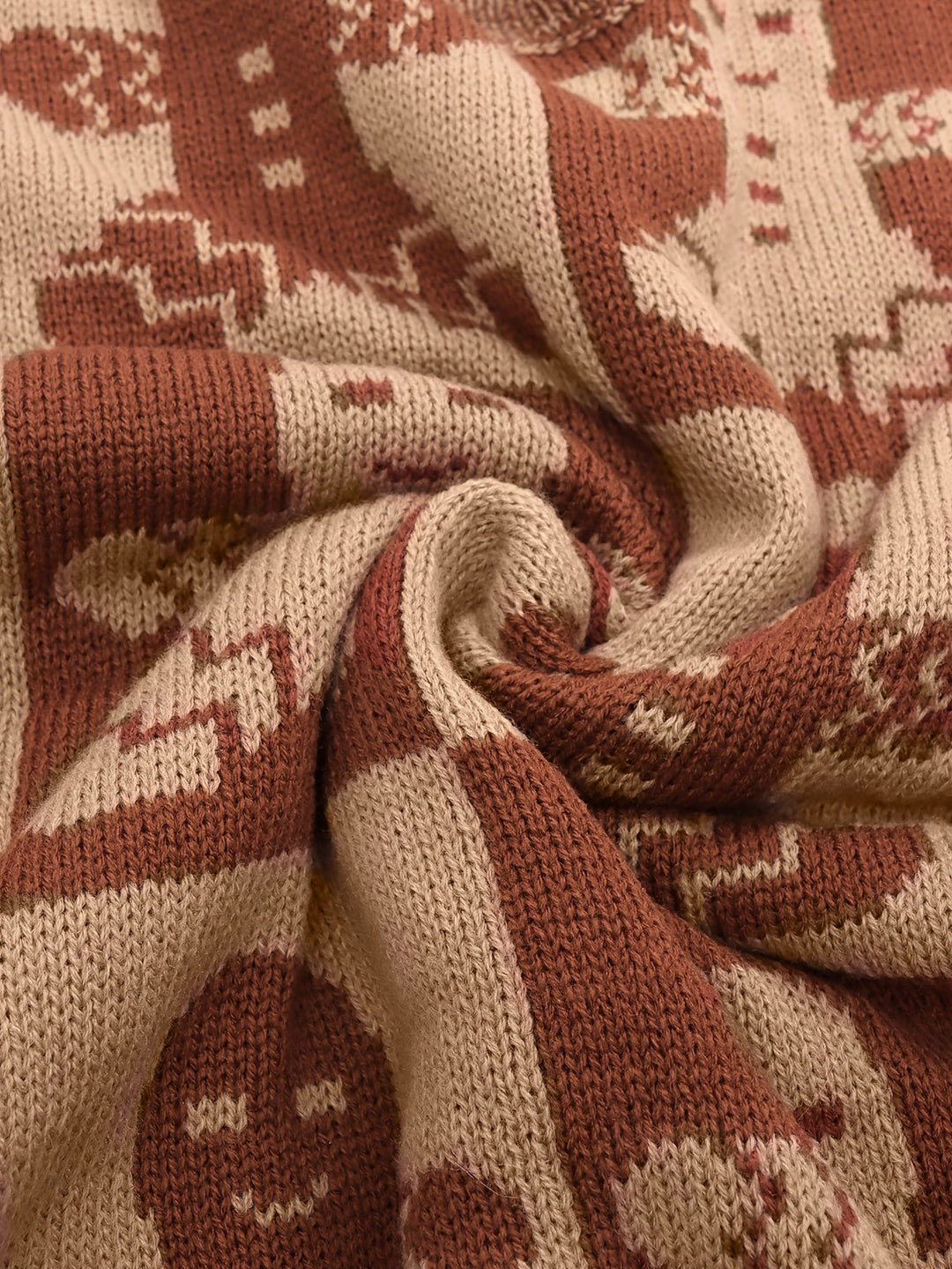 Alice | Pull de Noël Femme Tricot Carreaux