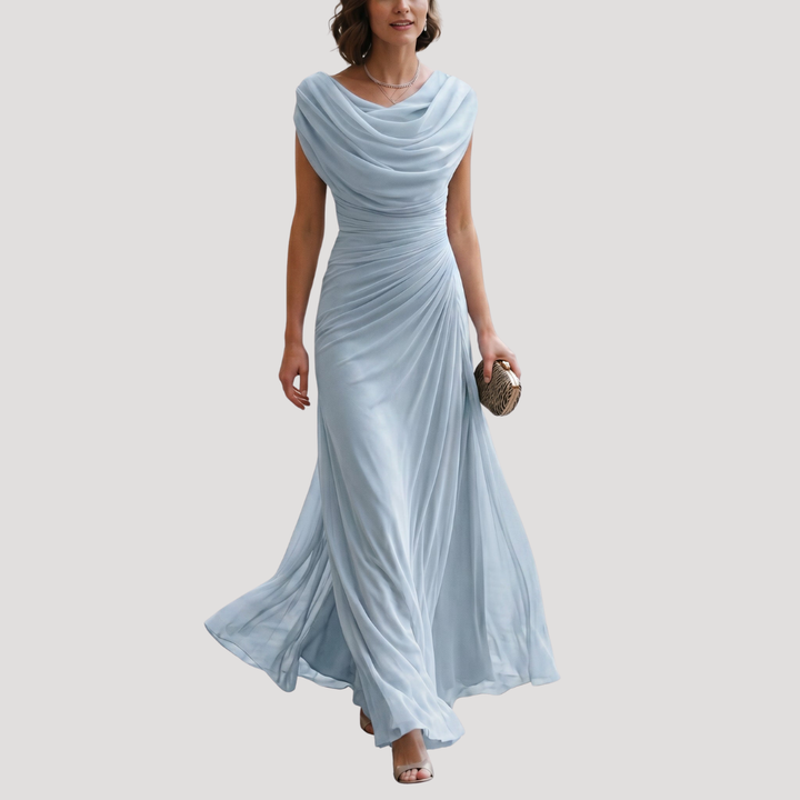Anaïs | Robe Longue Fendue en Mousseline