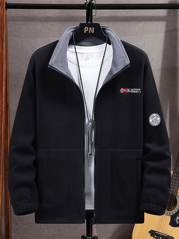 Victor | Veste Polaire Homme Col Montant Zip