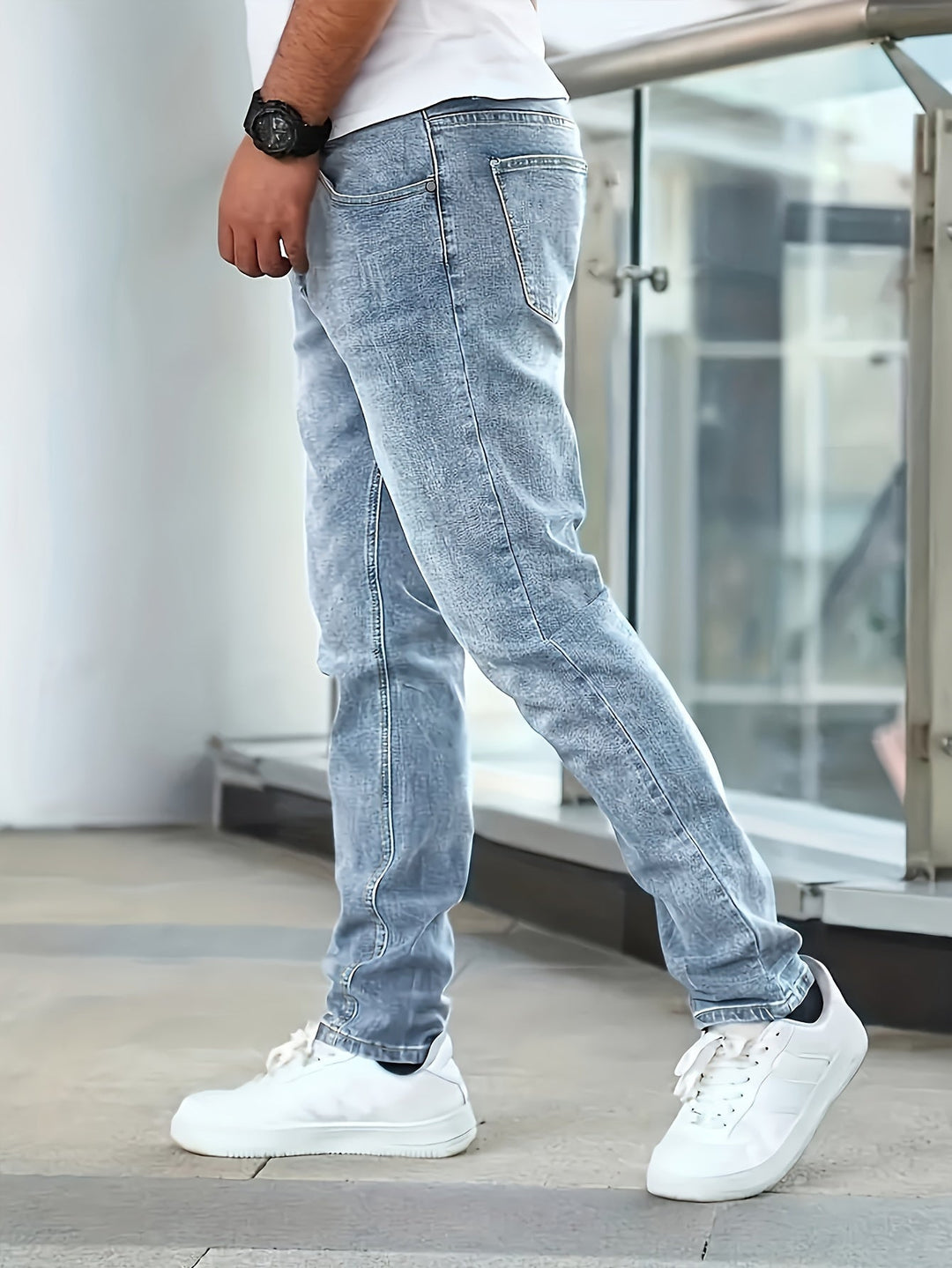 Nathan | Jean Homme Coupe Droite Denim