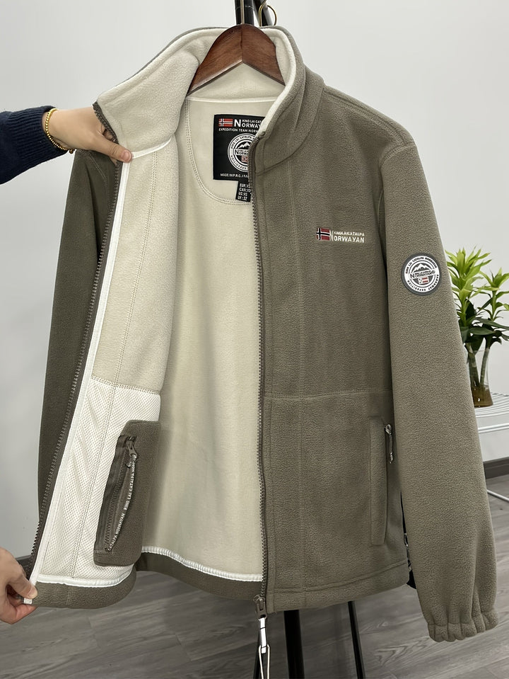 Victor | Veste Polaire Homme Col Montant Zip
