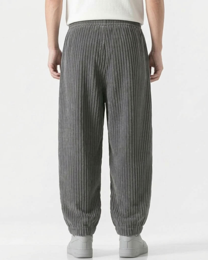 Julien | Pantalon en Velours Côtelé à Cordon de Serrage