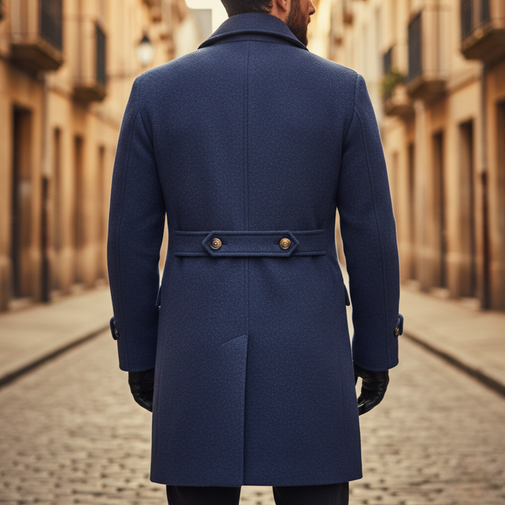 David | Manteau Homme Laine Double Boutonnage