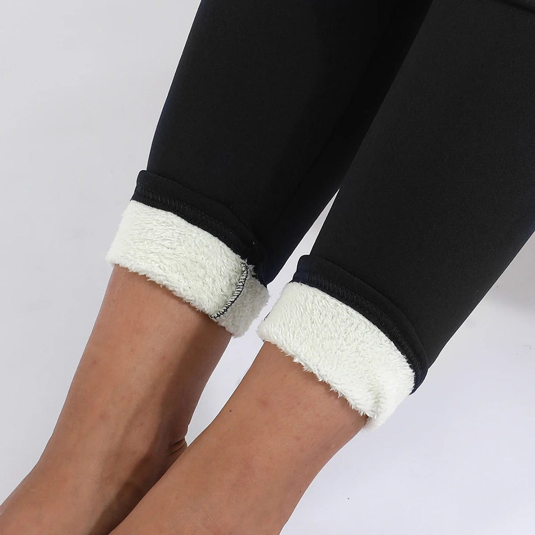 Alice | Legging Femme Hiver Doublé Polaire