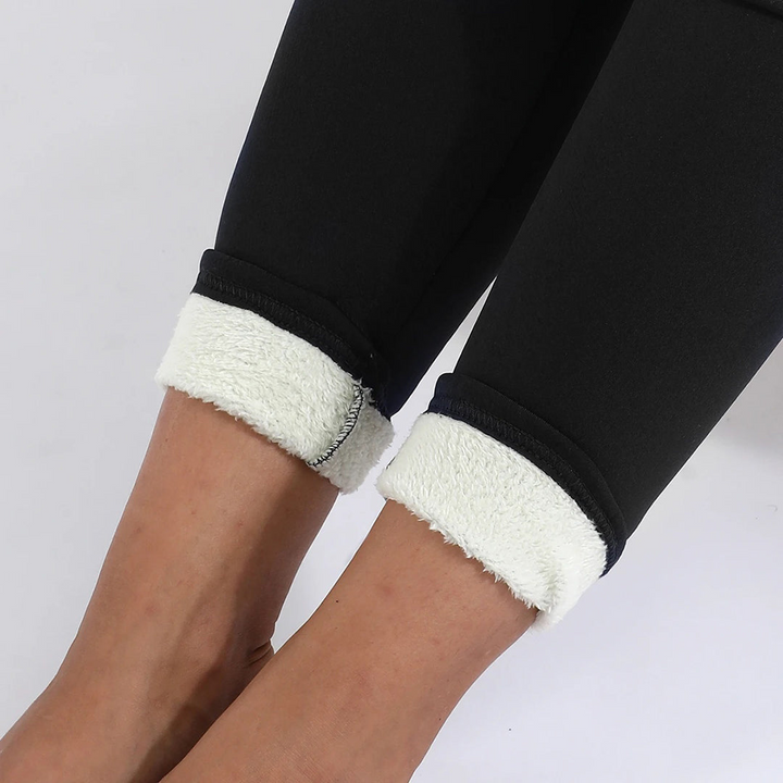 Alice | Legging Femme Hiver Doublé Polaire