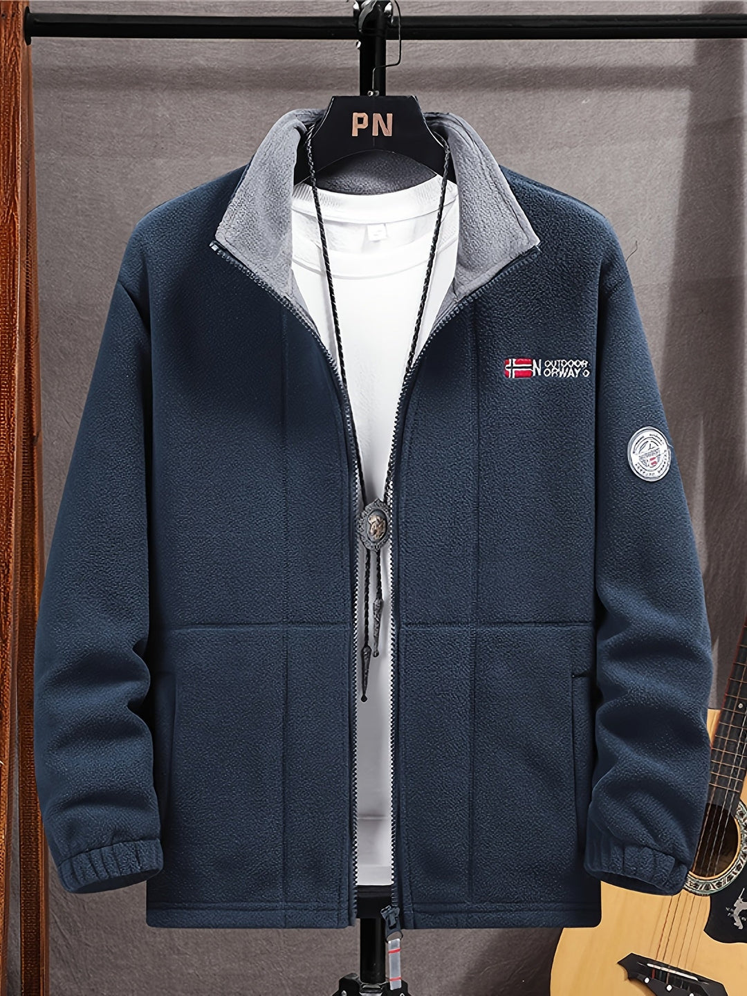 Victor | Veste Polaire Homme Col Montant Zip