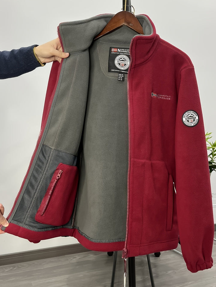 Victor | Veste Polaire Homme Col Montant Zip