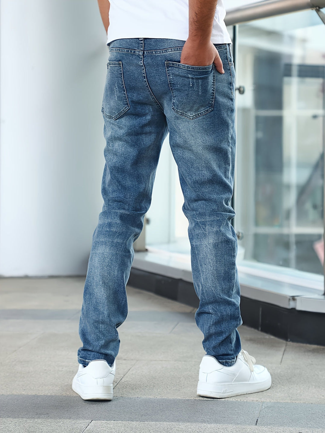 Nathan | Jean Homme Coupe Droite Denim