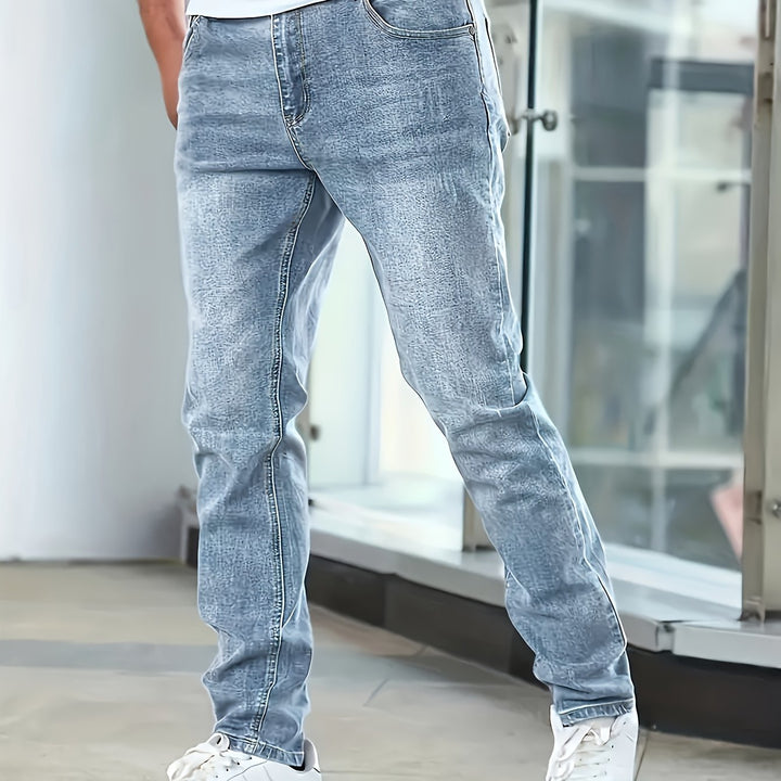 Nathan | Jean Homme Coupe Droite Denim