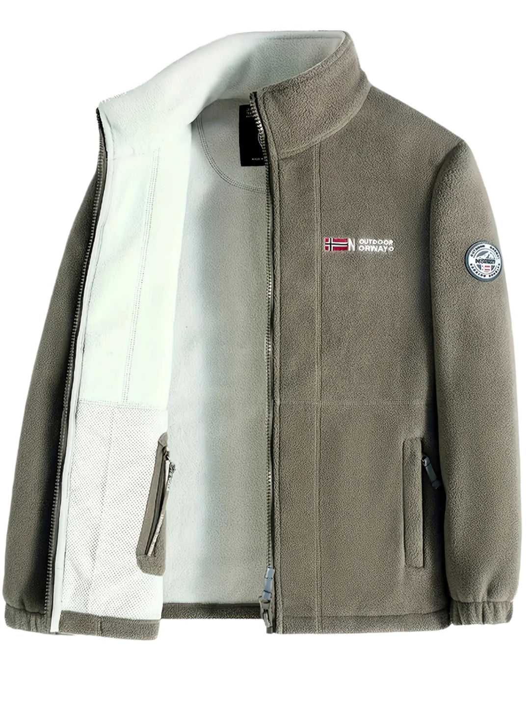 Victor | Veste Polaire Homme Col Montant Zip