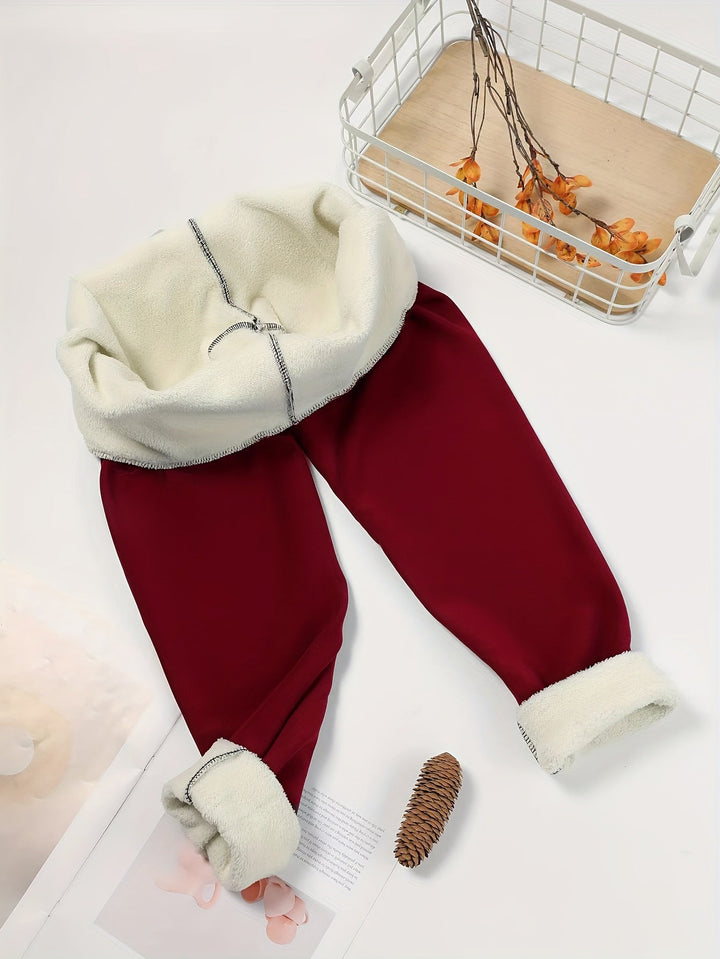 Noémie | Legging Femme Doublé Polaire Taille Haute