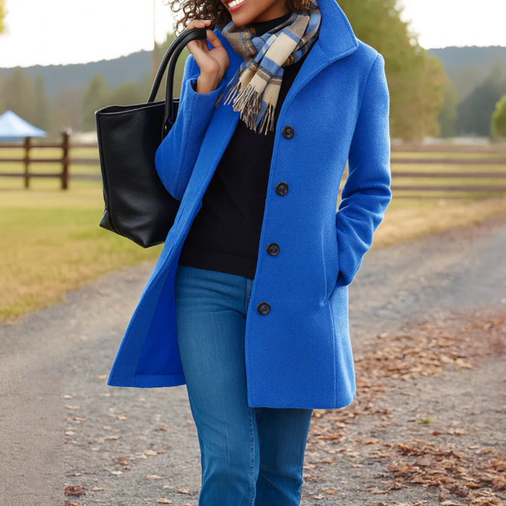 Lola | Manteau Long Femme Hiver Wool Blend
