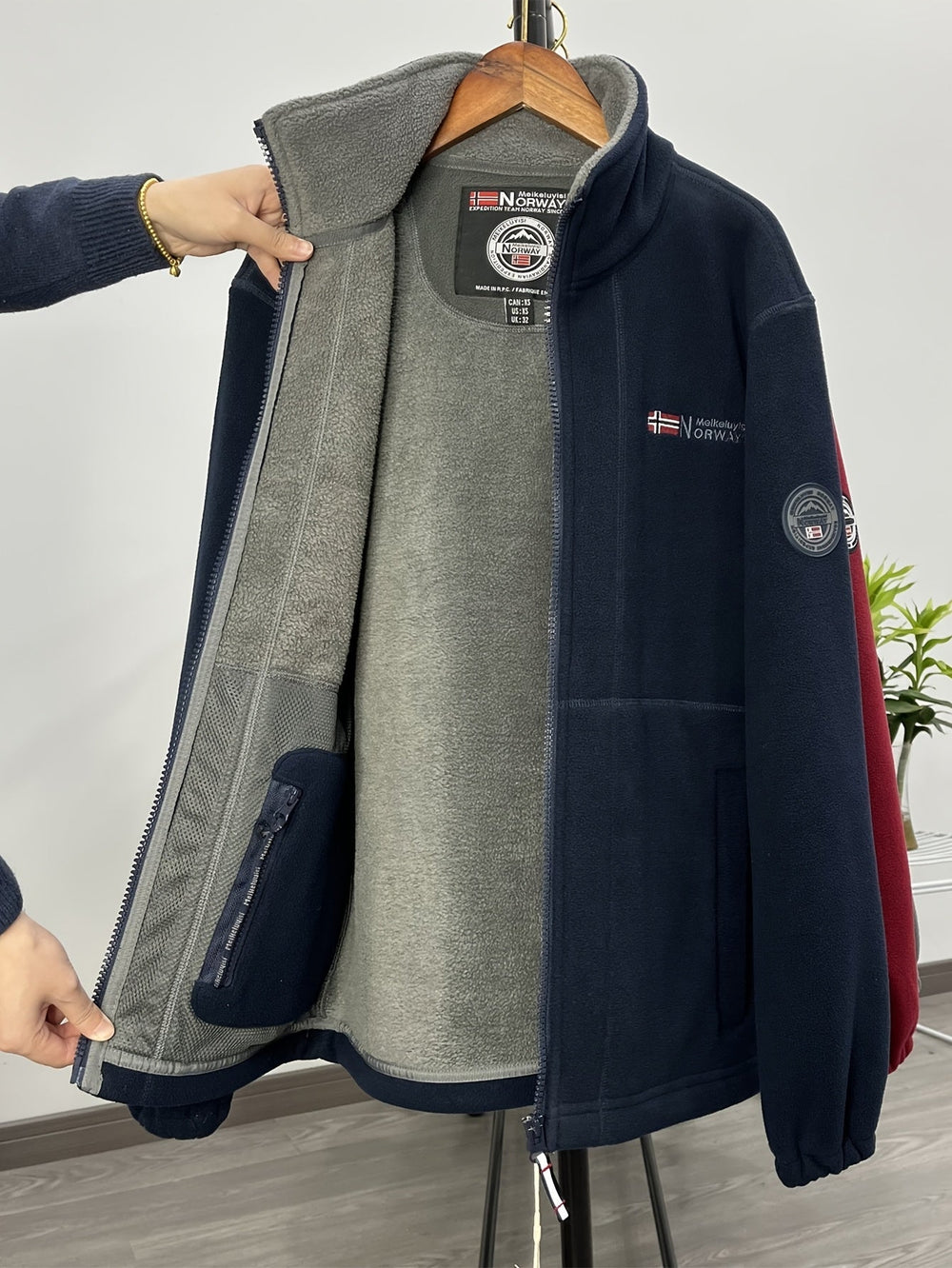 Victor | Veste Polaire Homme Col Montant Zip