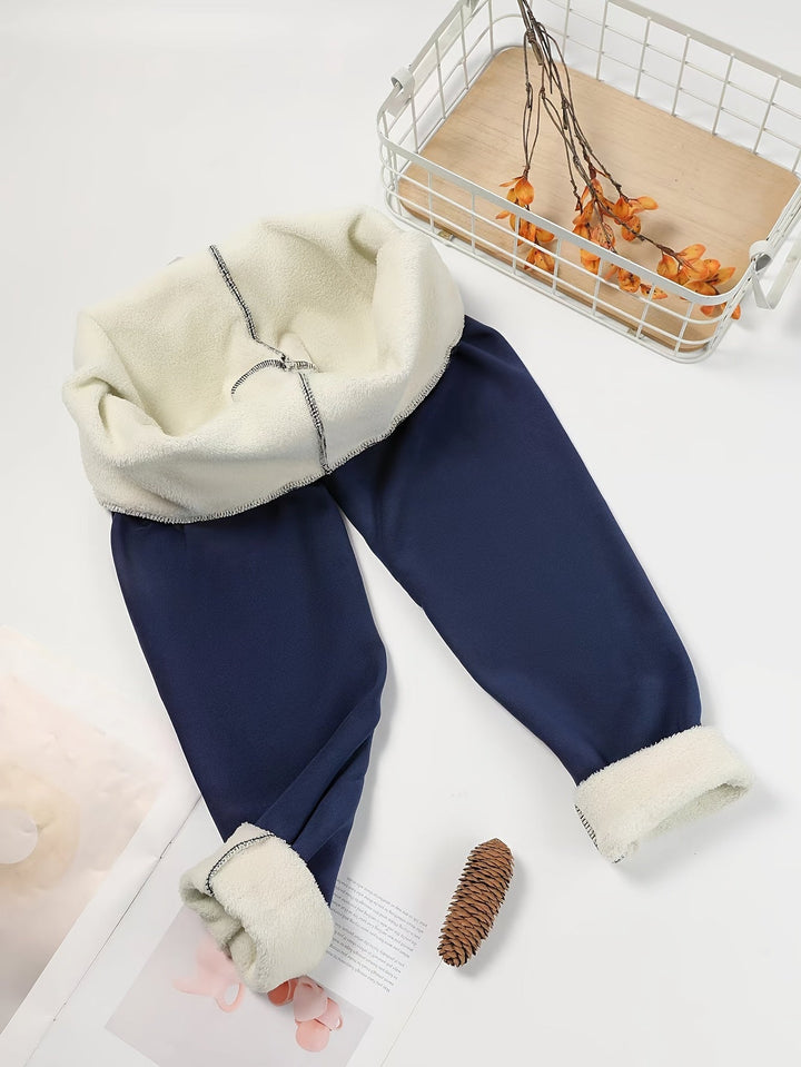 Noémie | Legging Femme Doublé Polaire Taille Haute