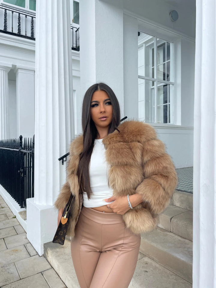 Clara | Veste en Fausse Fourrure Courte Femme