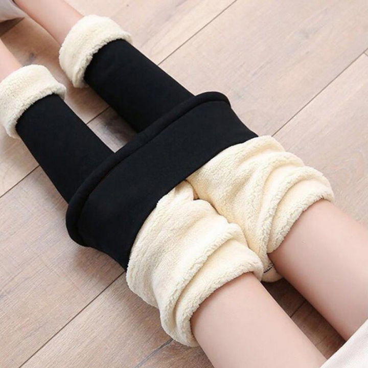 Alice | Legging Femme Hiver Doublé Polaire