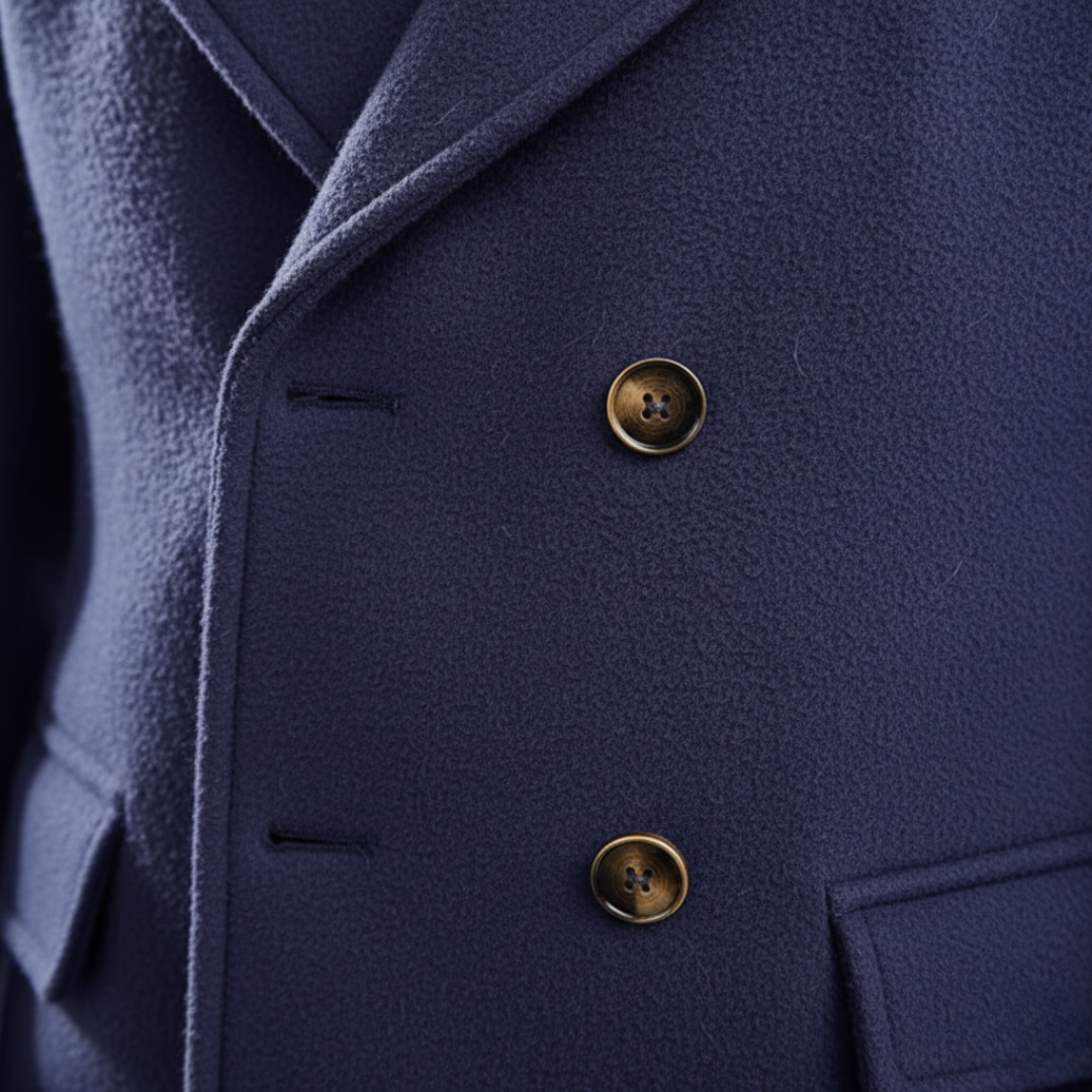 David | Manteau Homme Laine Double Boutonnage