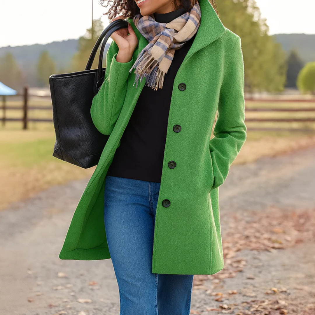 Lola | Manteau Long Femme Hiver Wool Blend