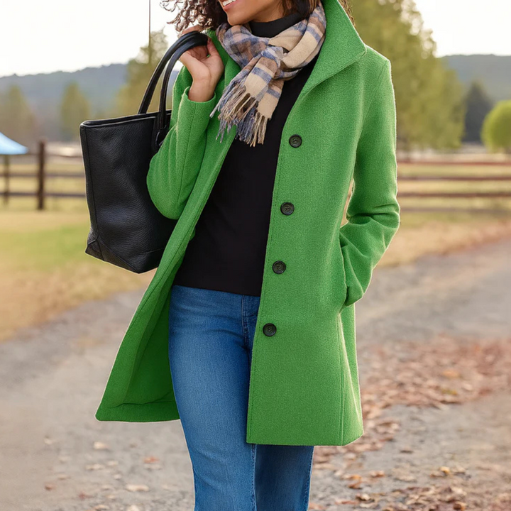Lola | Manteau Long Femme Hiver Wool Blend